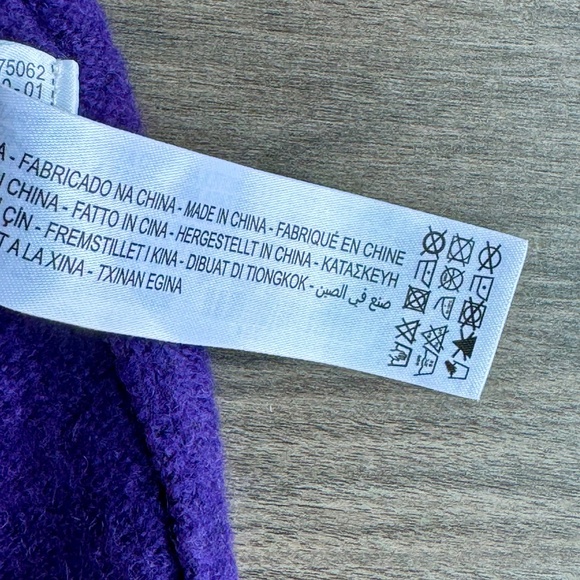 Zara Floral Beaded Purple Wool Blend Knit Crop Tank Top Women’s Size S - Picture 8 of 13